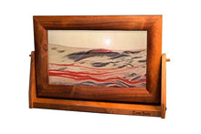 Load image into Gallery viewer, Large Framed Wood Sand Sculpture