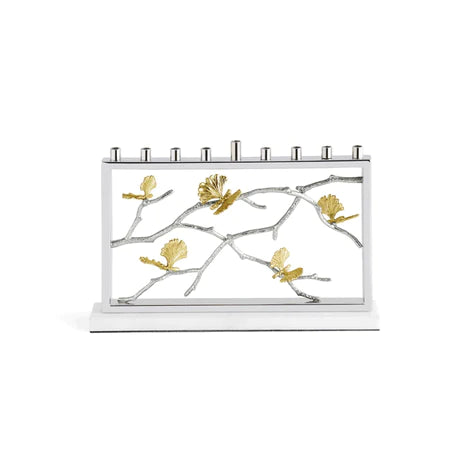 Michael Aram Butterfly Ginkgo Luxe Menorah