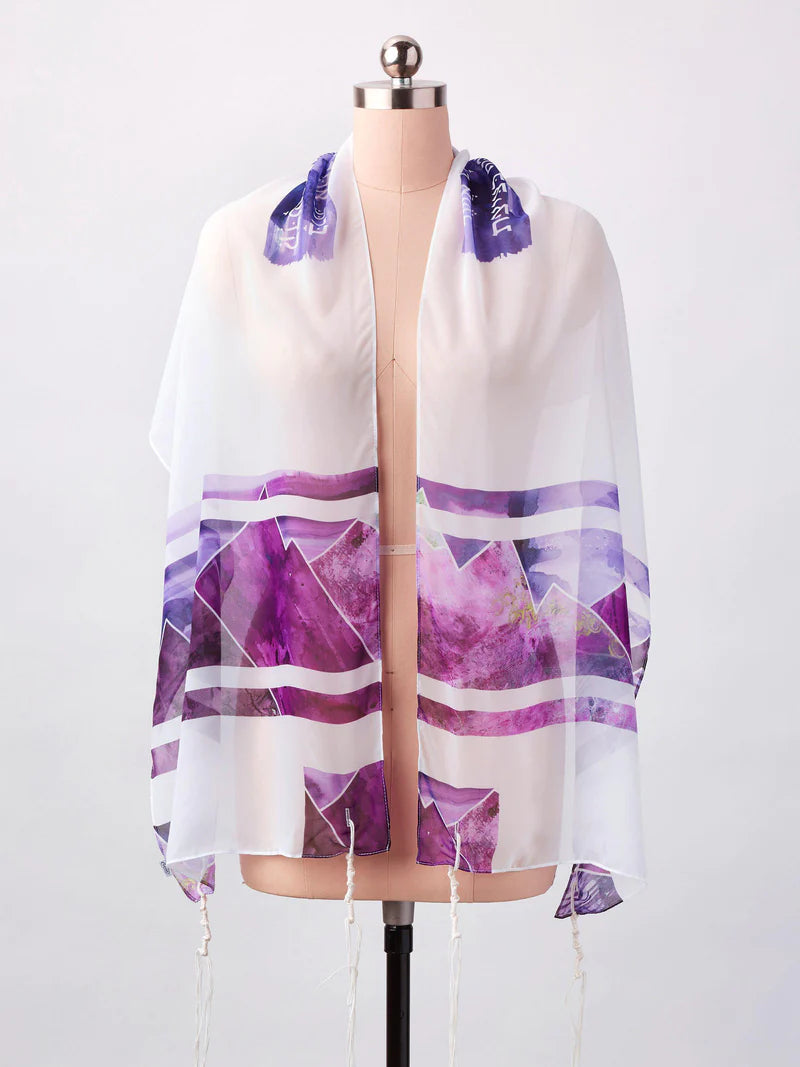 Purple Mountain Tallit by Advah