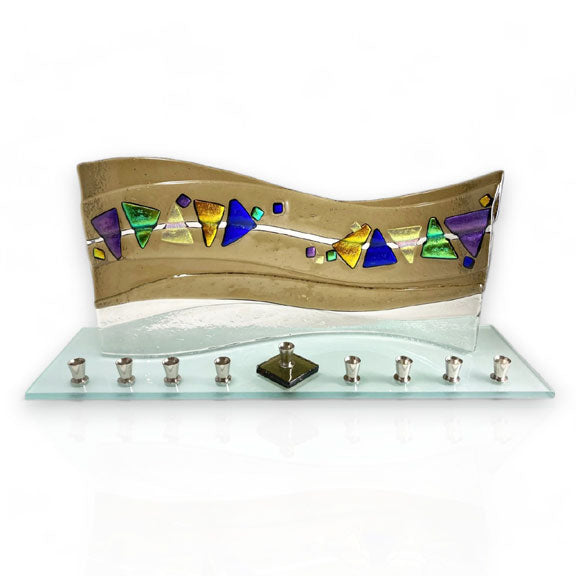 Sara Beames Bronze Quasar Menorah