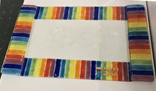 Load image into Gallery viewer, Beautiful Fused Glass Challah Board
