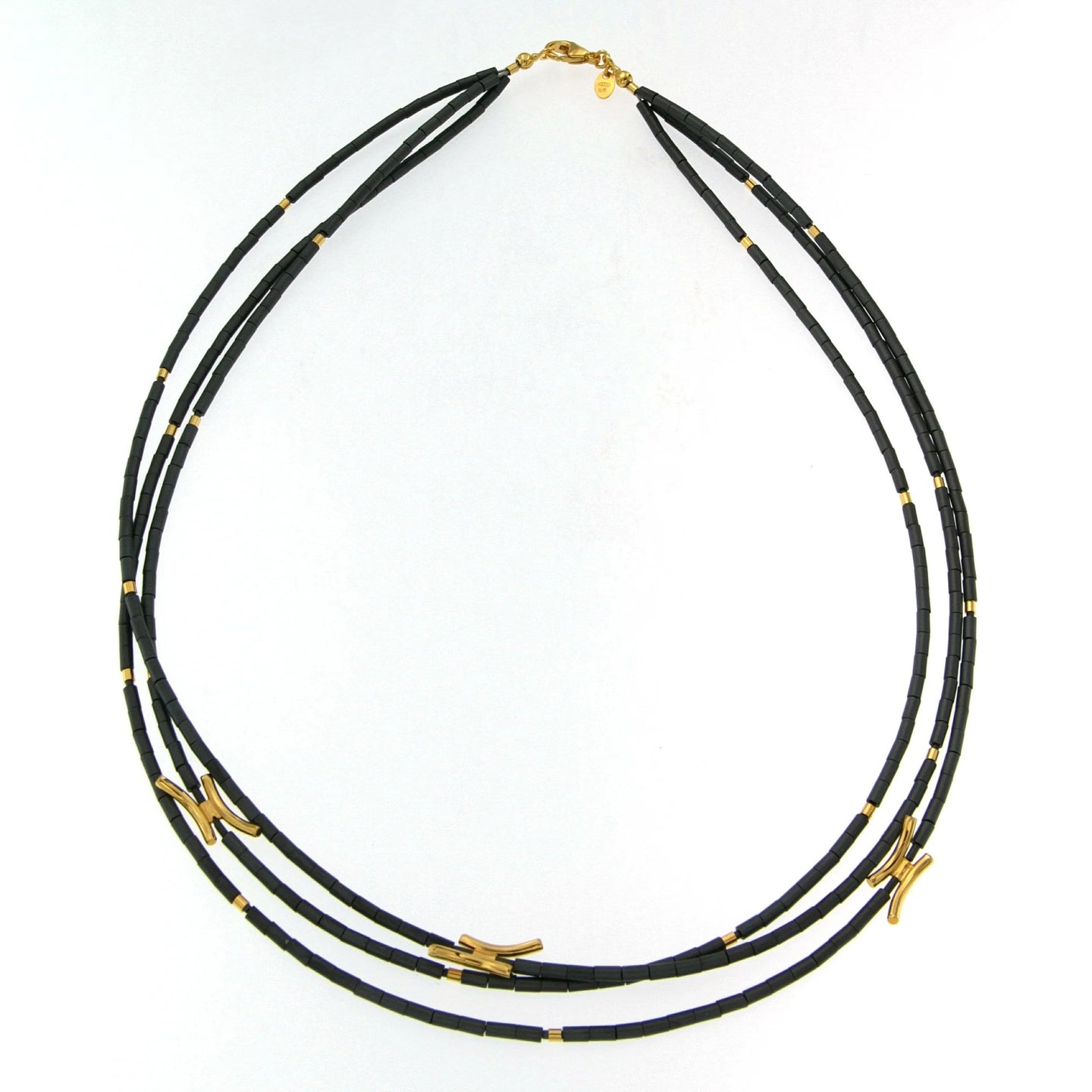 Mysterium Triple Hematite Necklace