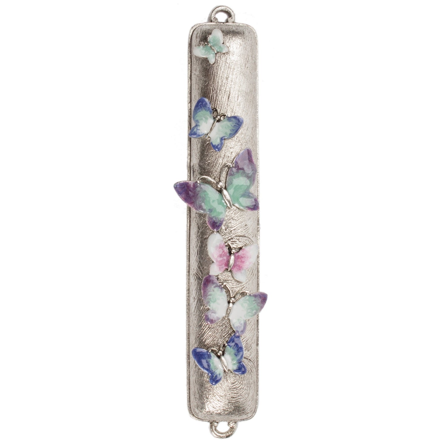 Quest Multi-color Butterfly Mezuzah