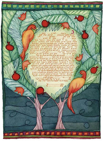 Trees Ketubah