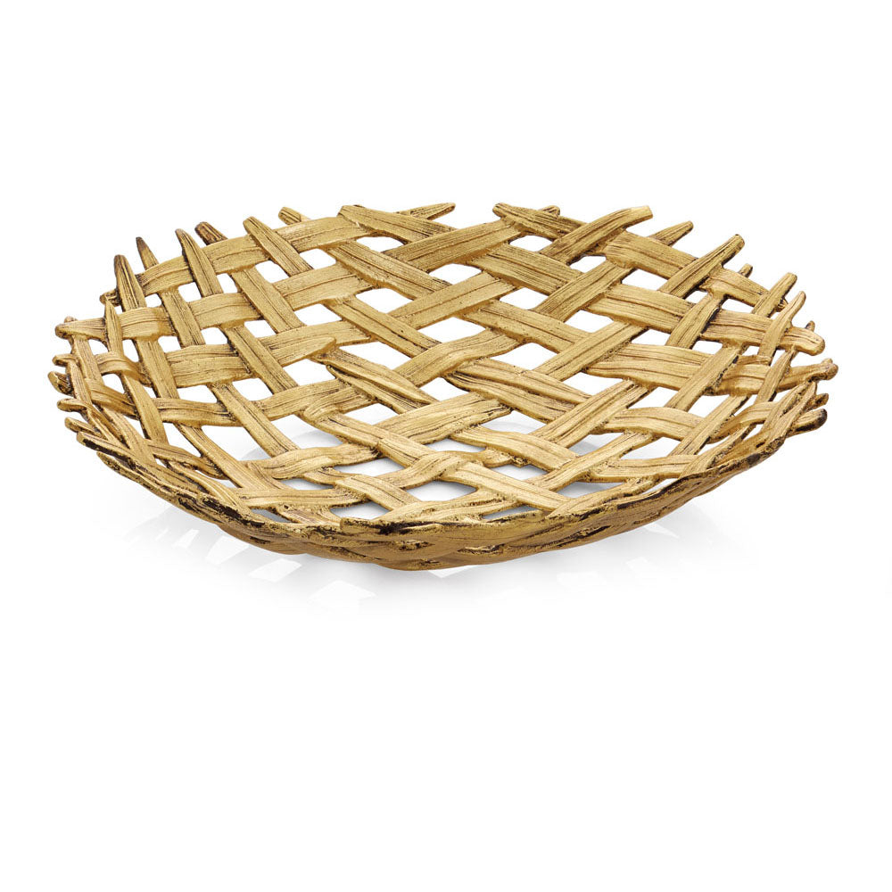 Palm Centerpiece Shallow Bowl