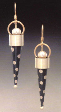 Oxidized Sterling Earrings