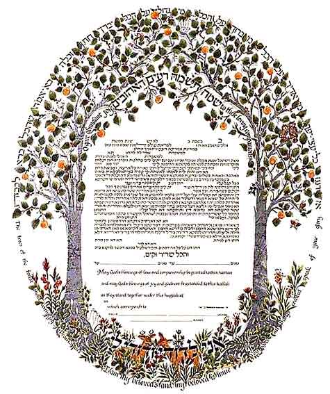 Trees Of The Forest Ketubah (silver)