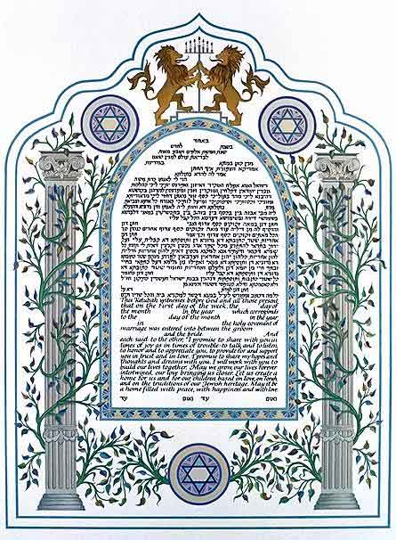 Column Ketubah