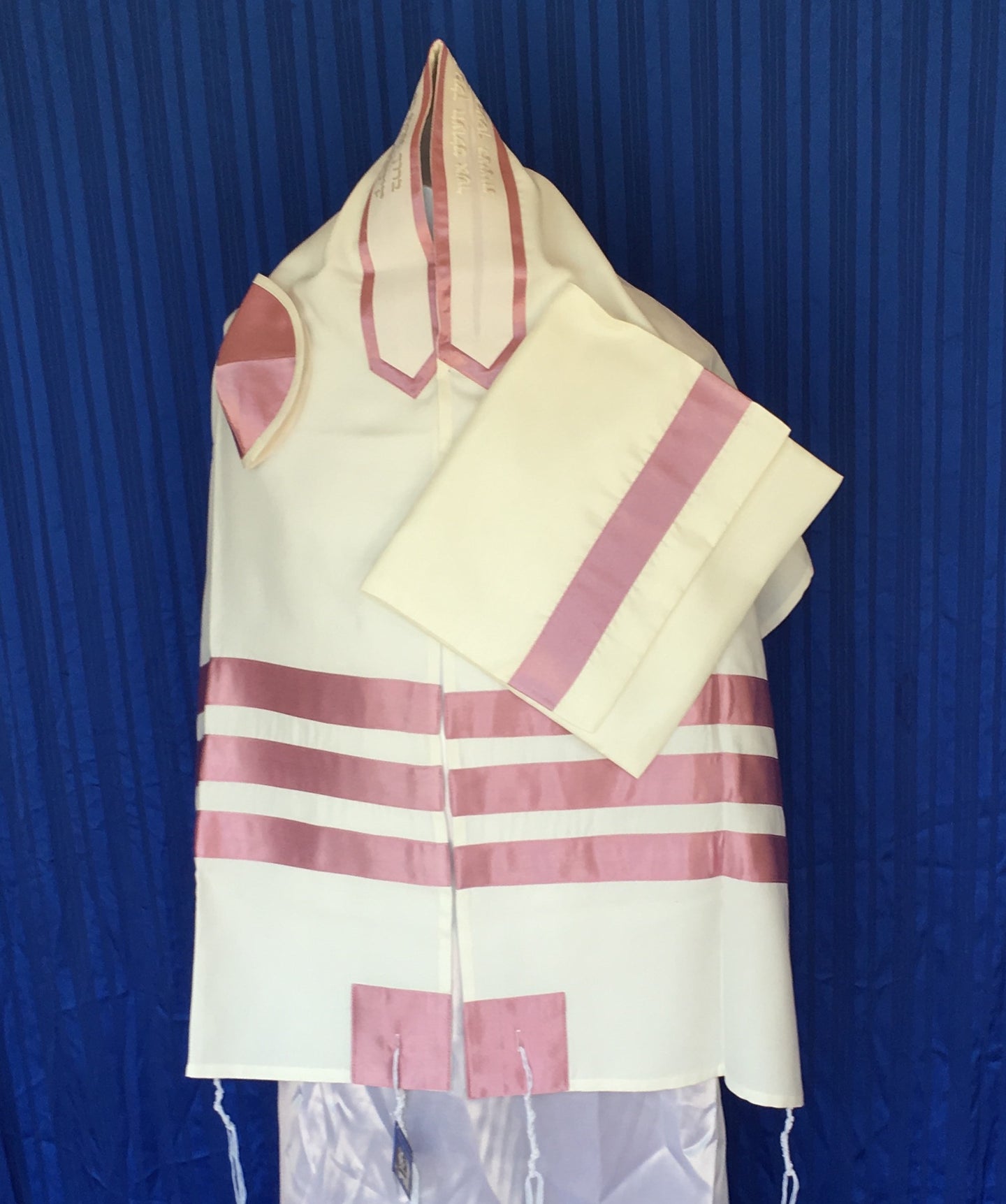 Three - Striped Soft Rose Tallit