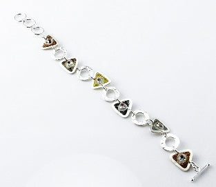 Ann Carol Designs Triangle-Circle Bracelet