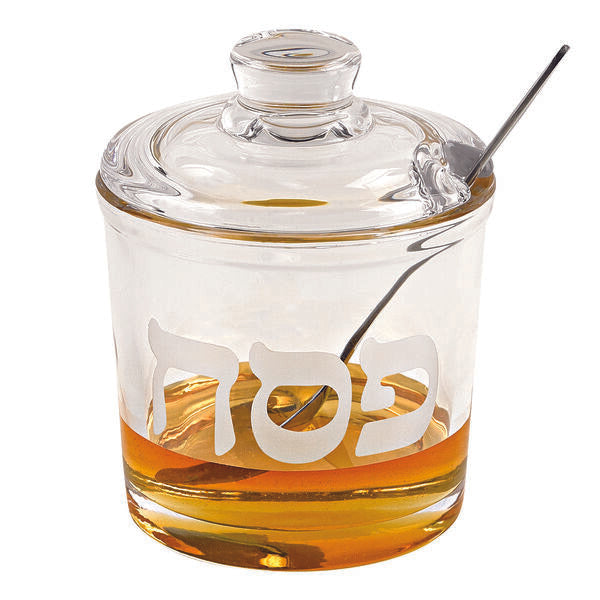 Glass Passover Jar