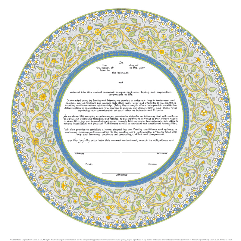 Joy & Happiness Ketubah