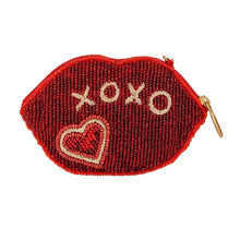 Load image into Gallery viewer, Mary Frances XOXO Coin Purse/Key Fob
