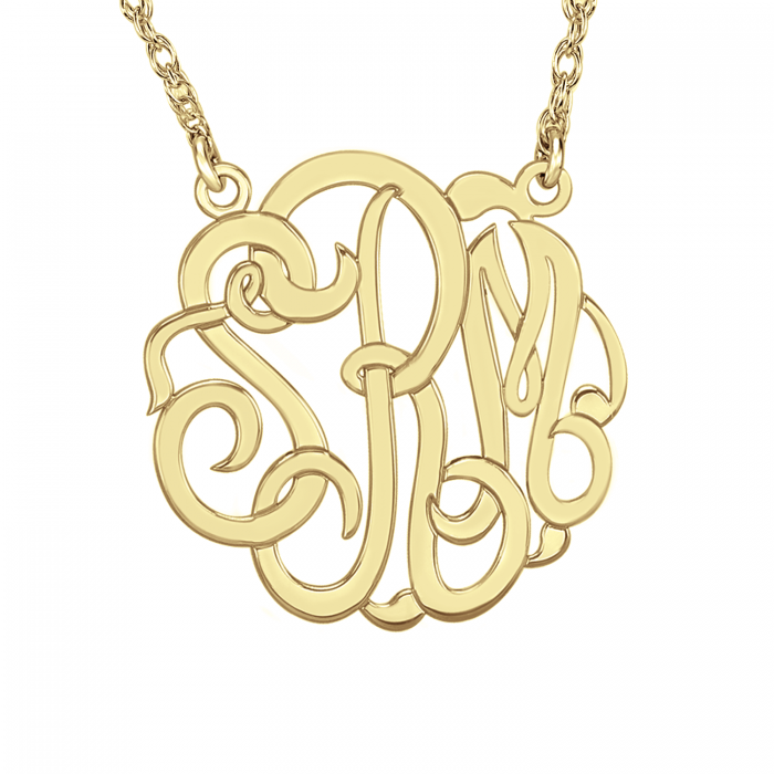 Classic Monogram Necklace 1.5