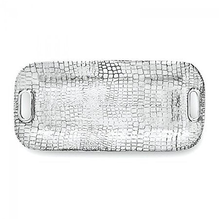 Beatriz Ball Croc Long Rectangular Tray With Handles