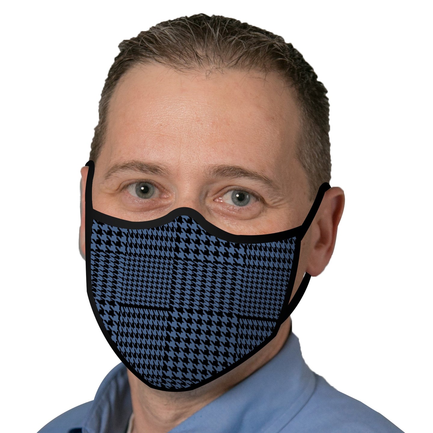 Blue Glen Plaid Face Mask