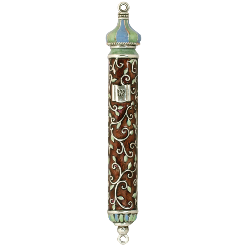 Quest Collection Fancy Swirl Mezuzah