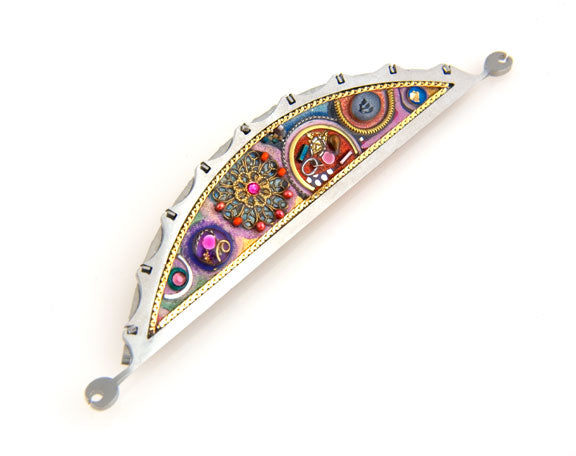 Modern Crescent Mezuzah