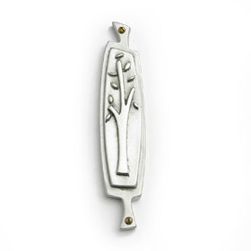 Tree Of Life Pewter Mezuzah