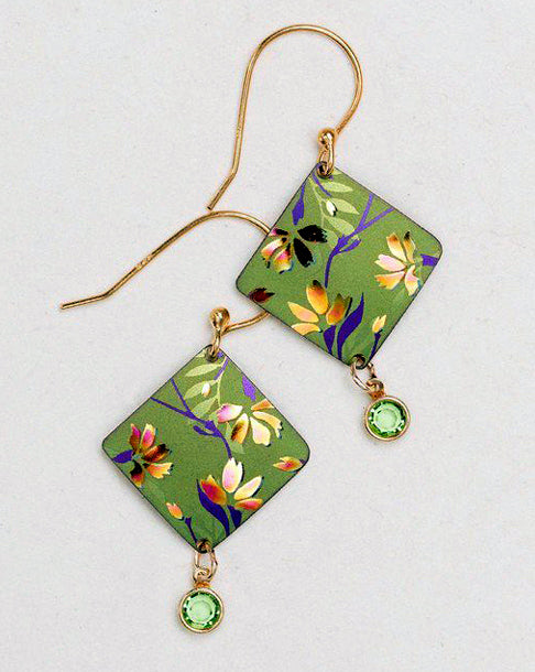 Holly Yashi Green Garden Sonnet Earrings