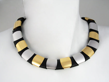 Erica Zap Tri-Color Reversible Necklace