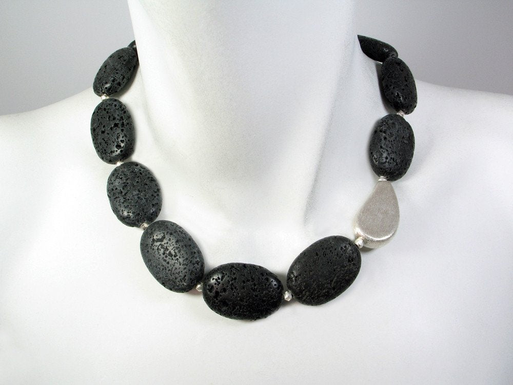 Erica Zap Lava Rock Necklace